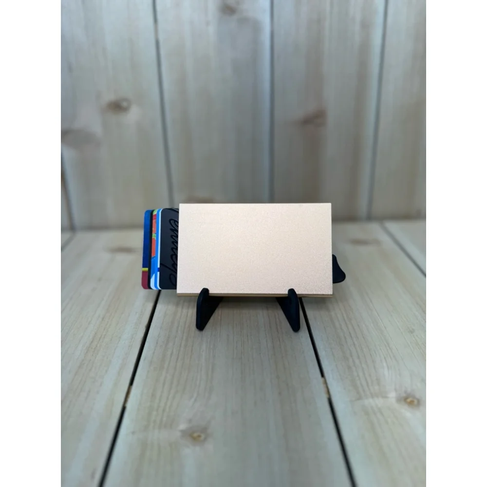 Minimalist card wallet- Gold